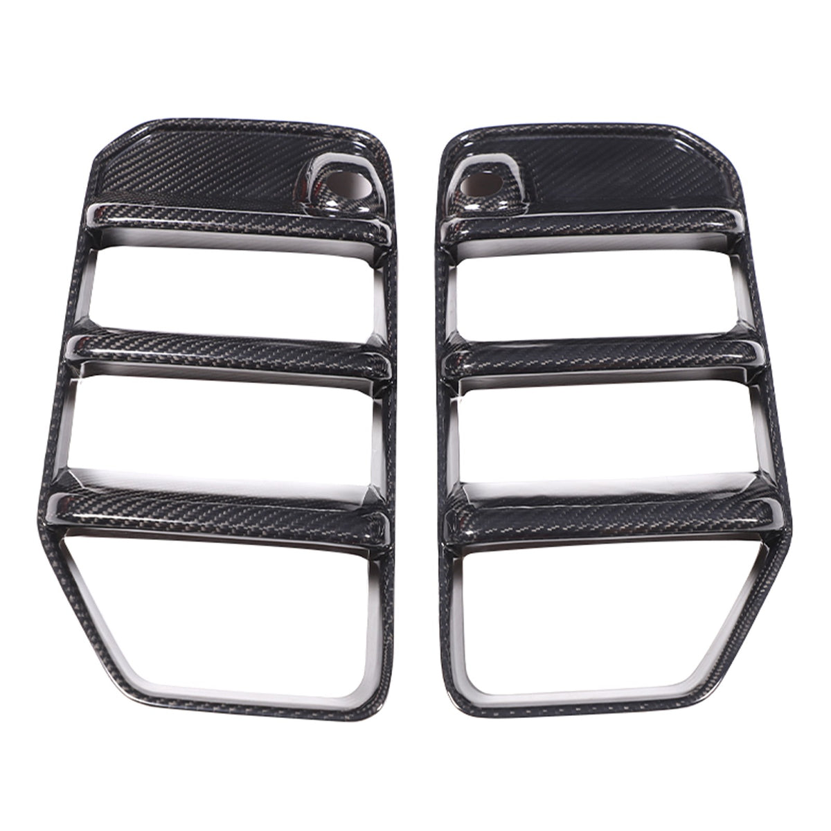 Real Carbon Fiber Front Bumper Air Intake Grille Trim Set For Benz G63 W465 25+ 4