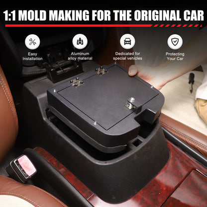 Alloy Center Console Armrest Safe Box Tray For Cadillac Escalade 2007-2014 5