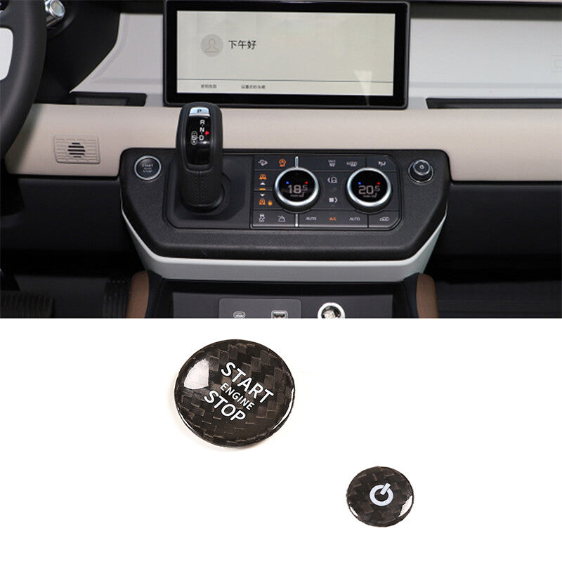 Real Dry Carbon Fiber Full Interior Trim Set For LR Defender 90 110 L663 20-23 127