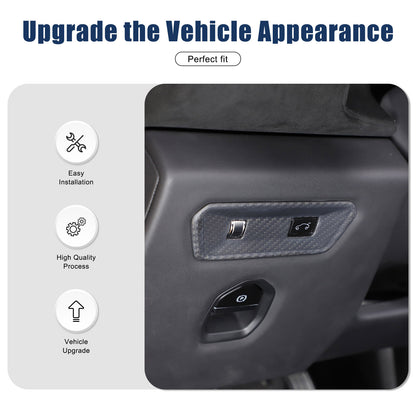 Matte Real Carbon Rear Door Tailgate Switch Cover Trim For Lotus EMIRA 2021-2025 20
