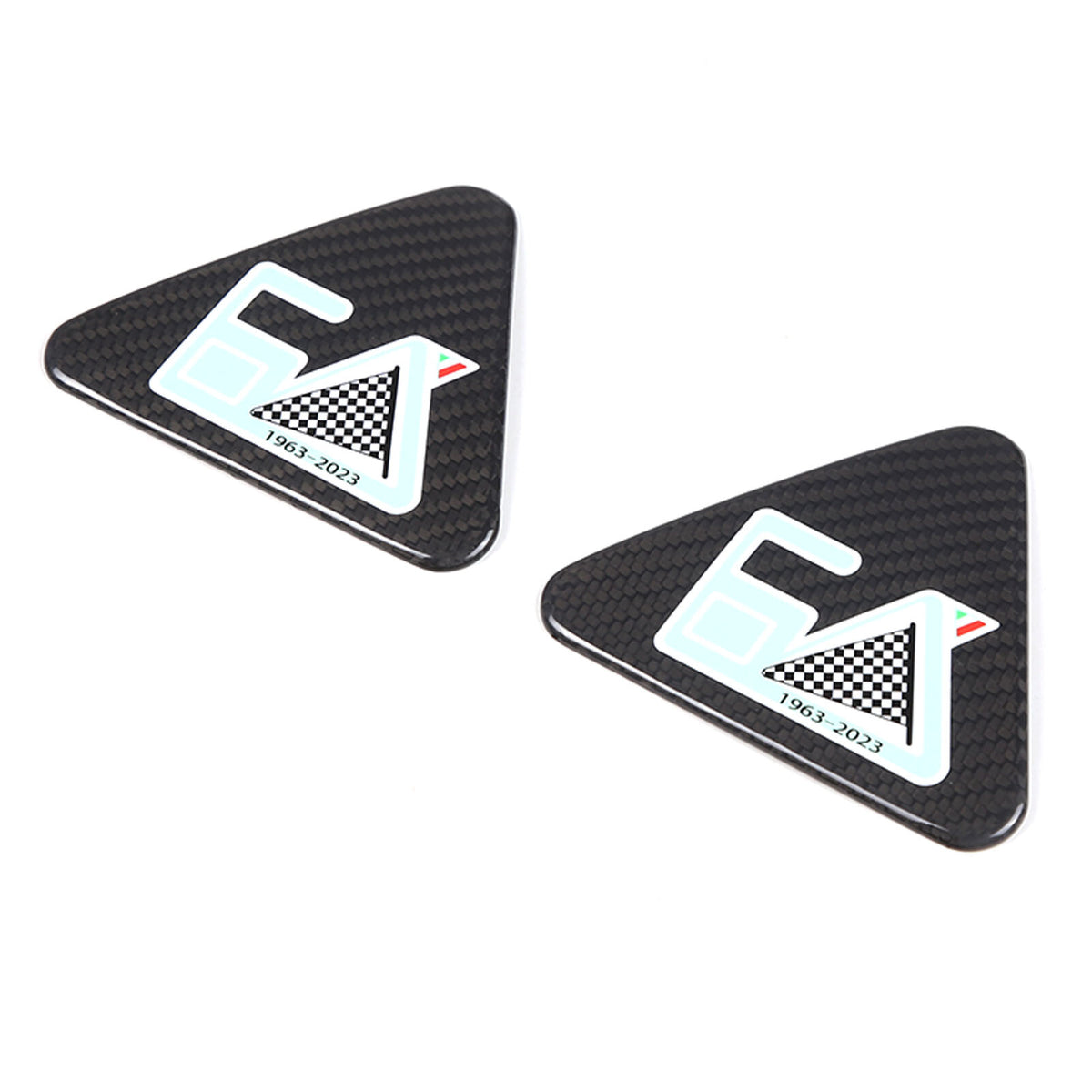 Real Carbon Car Side Fender Emblem Badge Trim For Alfa Romeo Giulia/Stelvio 17+ 10