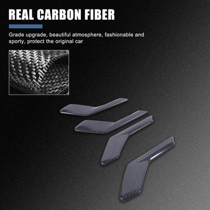 Real Carbon Fiber Interior Door Handle Cover Trim for BMW 5 Series G60 2024+ 6