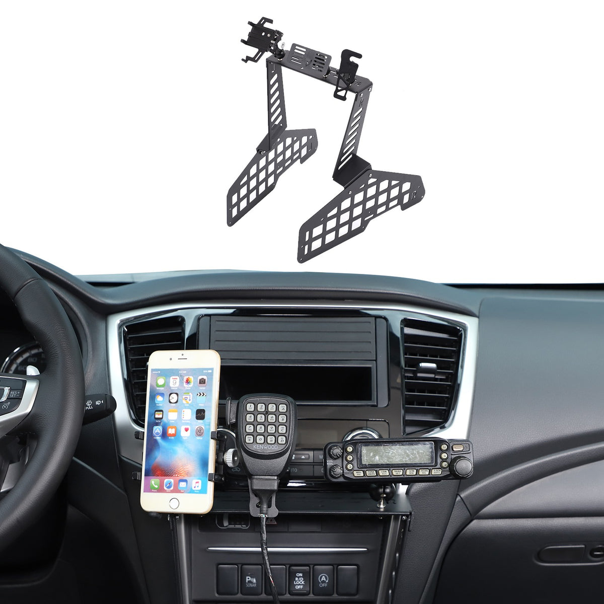 Off-Road Center Gear Shift Expansion Platform For Mitsubishi L200 Triton 2019-23 1