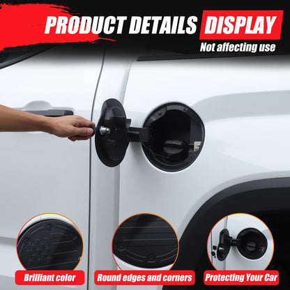 US Flag Alloy Fuel Tank Anti-Theft Lock Cover Gas Cap For Toyota Tundra 22+ 7