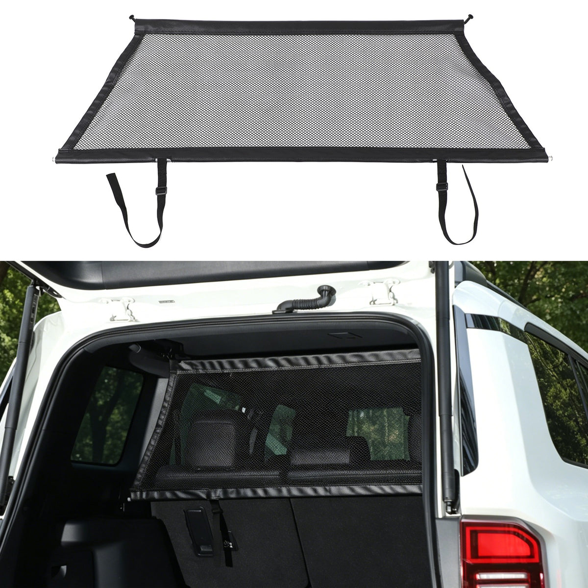Trunk Safety Isolation Protection Net For Toyota Land Cruiser LC250 Prado 2024+ 14