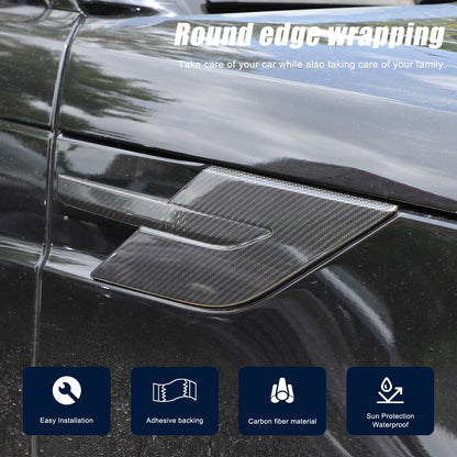 Real Carbon Fiber Hood Side Trim Cover Set for LR Range Rover Sport L461 2023+ 19