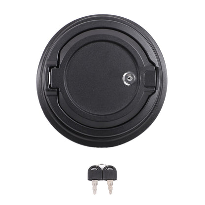 ABS+Aluminum Fuel Tank Lock Cover Trim Cap For Hummer H3 2005-2009 14