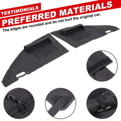 Black Front Window Visor Deflector Sun Shade For Toyota RAV4 2026+ 3