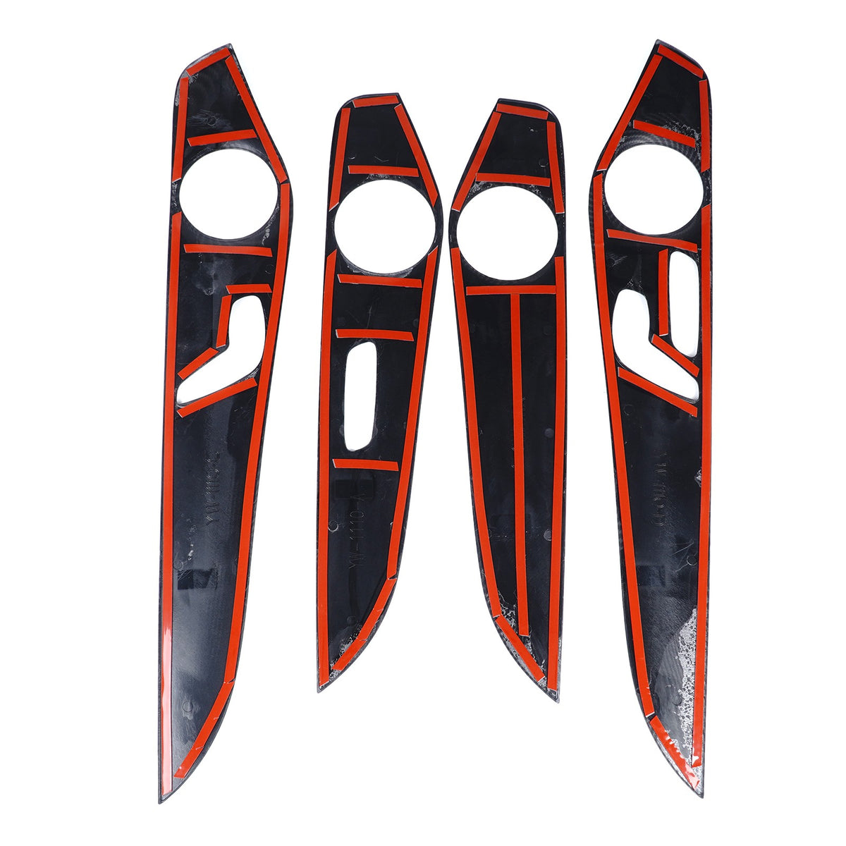 ABS Carbon Fiber Interior Door Panel Trim Cover For Benz C-Class W205 2015-21 US 14