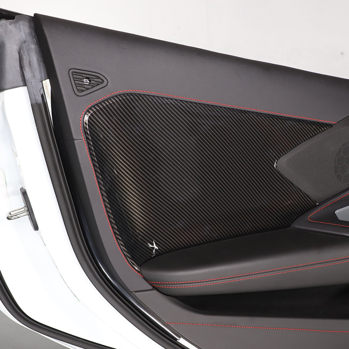 Carbon Fiber ABS Interior Decoration Cover Trim Kit For Corvette C8 2020-2025 - Styles 36-40 25