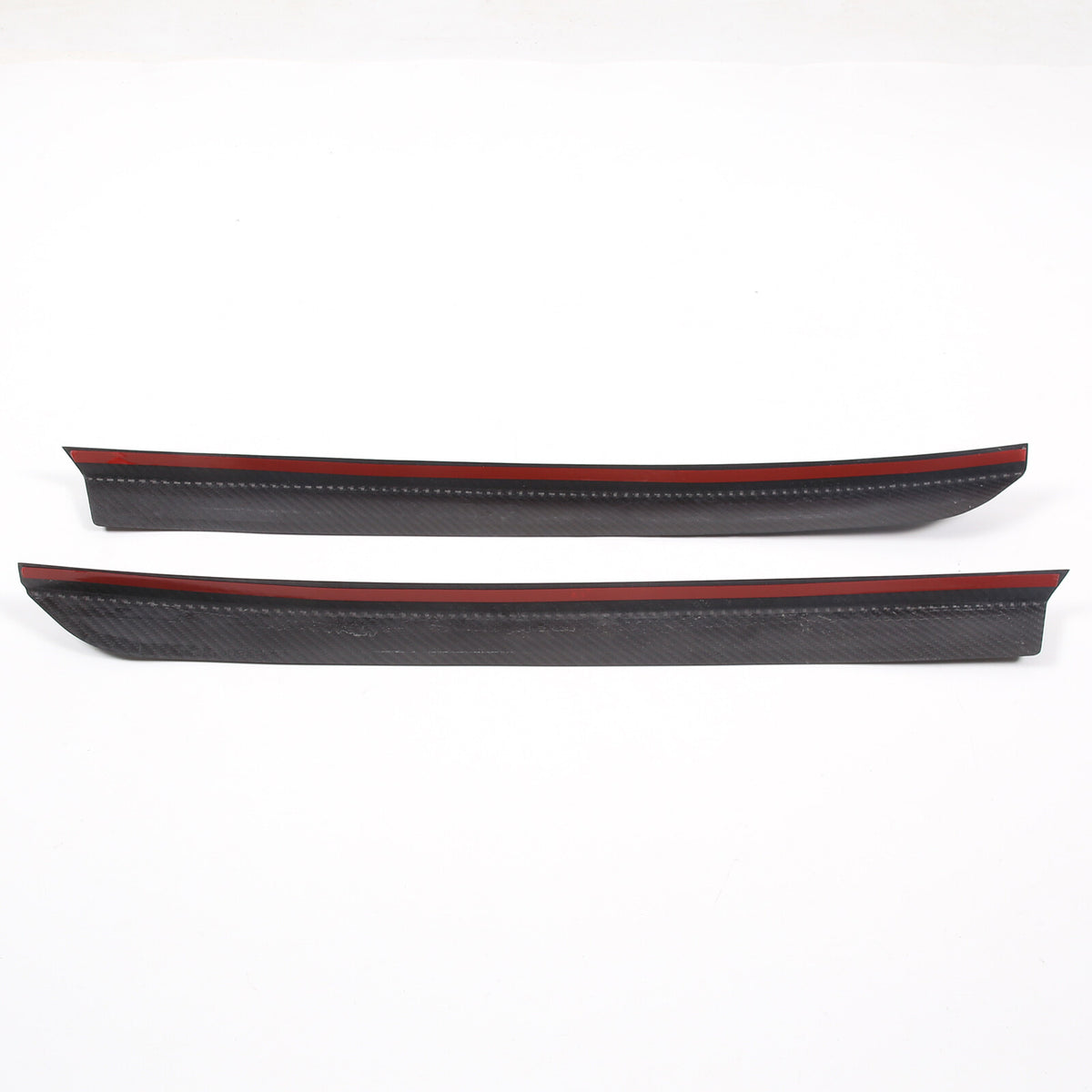 Real Carbon Fiber High Wing Spoiler Add-On Wickers Bill Pair For Corvette C8 20+ 7