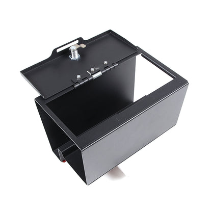 Center Console Safe GUN Storage Lock Box W/ TRAY For Nissan Titan 2016-23 8