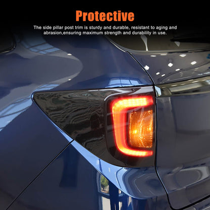 Transparent Gray ABS Tail Light Tint Cover Trim For Honda Passport 2019-2023 US 11