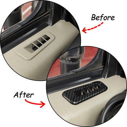 ABS Carbon Fiber Interior Full Set Panel Cover Trim for Hummer H2 2003-2007 - Styles 6-10 8