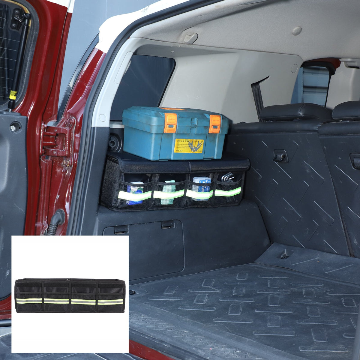 Trunk Cargo Left Side Storage Organizer Box For Toyota FJ Cruiser 2007-2021 14