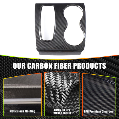 Real Carbon Fiber Center Gear Cup Trim For Honda Pilot/Ridgeline/Passport 16-22 10