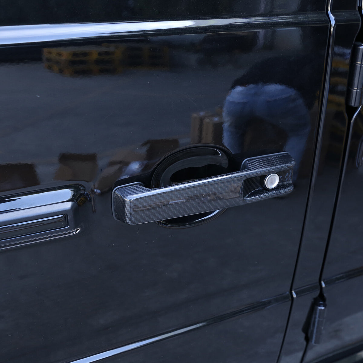 Carbon Fiber For Benz G Class W463 G350 G400 G500 2019+ Door Handle Cover 14