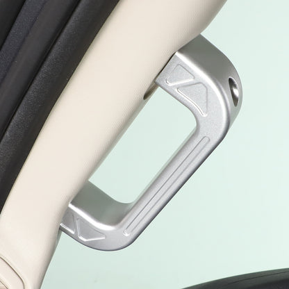 Silver Interior A-Pillar Grab Handle Trim Frame For Nissan Titan 2016-2023 13