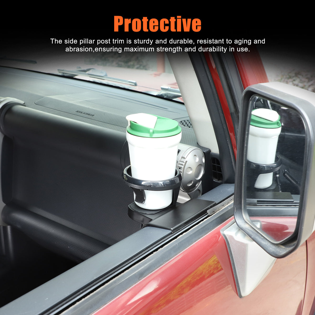 Front Door Window Left Cup Holder Stand Holder For Toyota FJ Cruiser 07-21 US 15