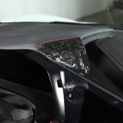 Forged Carbon Fiber Instrument Display Side Trim For 2020-2025 Corvette C8 9