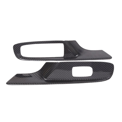 Real Carbon Fiber Window Lift Panel Cover Trim For Corvette C8 Convertible 20+ 8