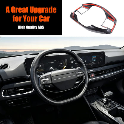 ABS Carbon fiber Interior Cover Trim Decor Accessories For Kia K4 2025+ 19