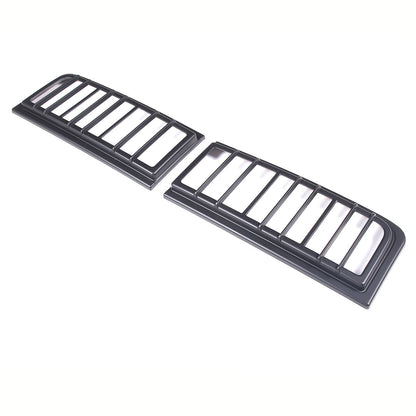 Matte Black Rear Tail Light Lamp Trim Cover Frame Fit For Hummer H2 2003-2009 11