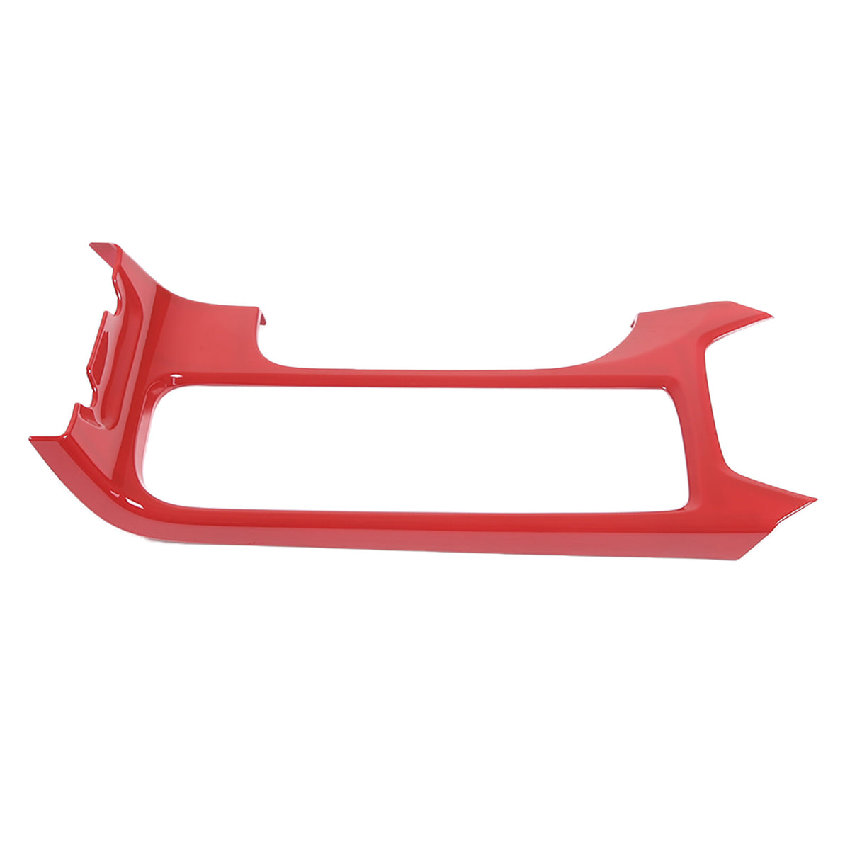 Red ABS Center Console Gear Shift Cup Holder Trim for Subaru WRX VB MT 2022-24 7