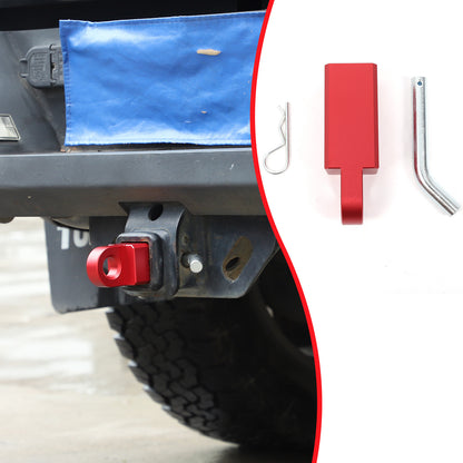 Red Alloy Trailer Mount Receiver Hitch Tow Hook For Toyota Tundra 07-21 US 6