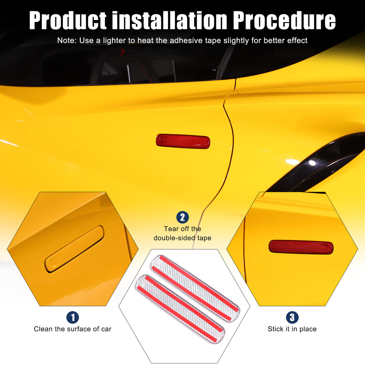 Red Real Carbon fiber Outside Door Handle Cover For Lotus EMIRA 2021-2025 10