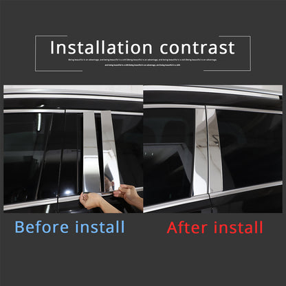 Aluminum Window Pillar Posts Cover For Mercedes Benz GLE GLS X167 2021-24 US 10