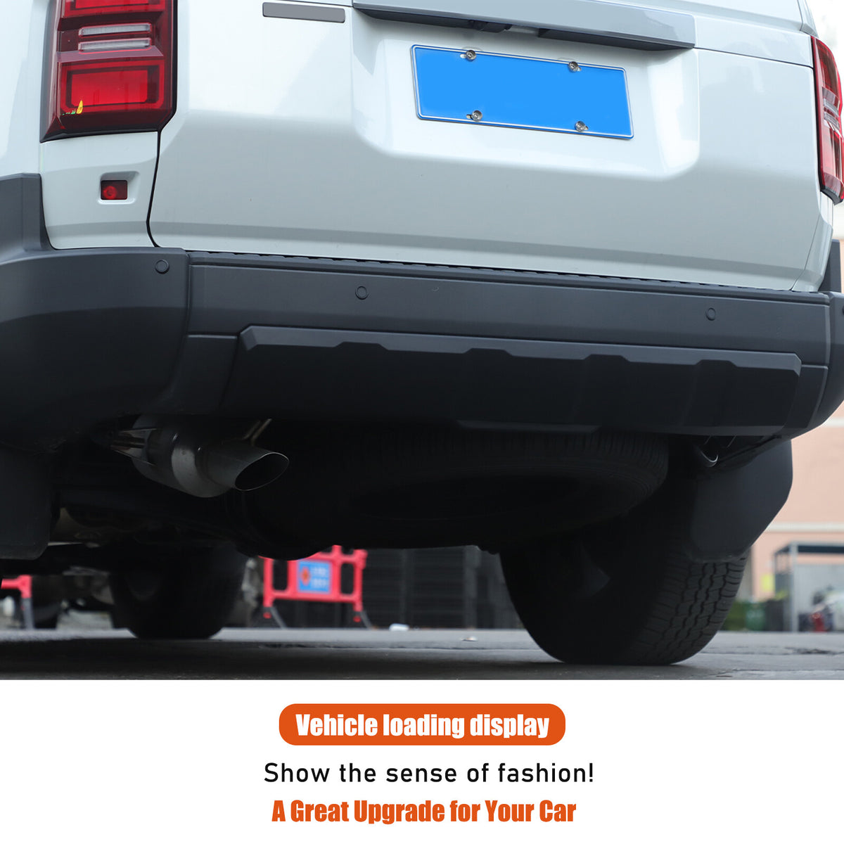Matte Black Rear Bumper Spoiler Guard For Toyota Land Cruiser LC250 24+ 22