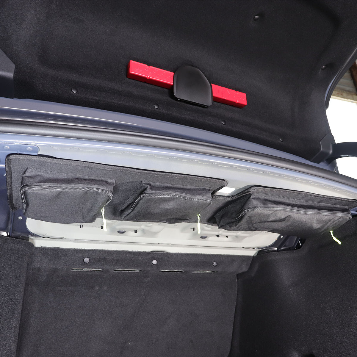 Black Rear Trunk Hanging Storage Bag Organizer For BMW 7 Series G70 i7 2023-25 3