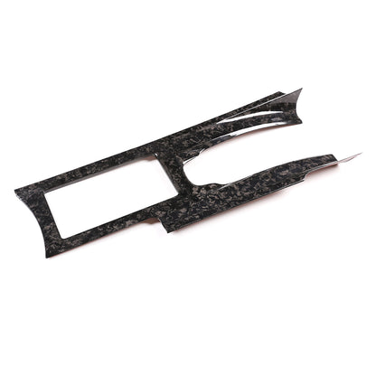 Forged Carbon Fiber Car Center Control Gear Panel Trim For Nissan GTR R35 08-16 12