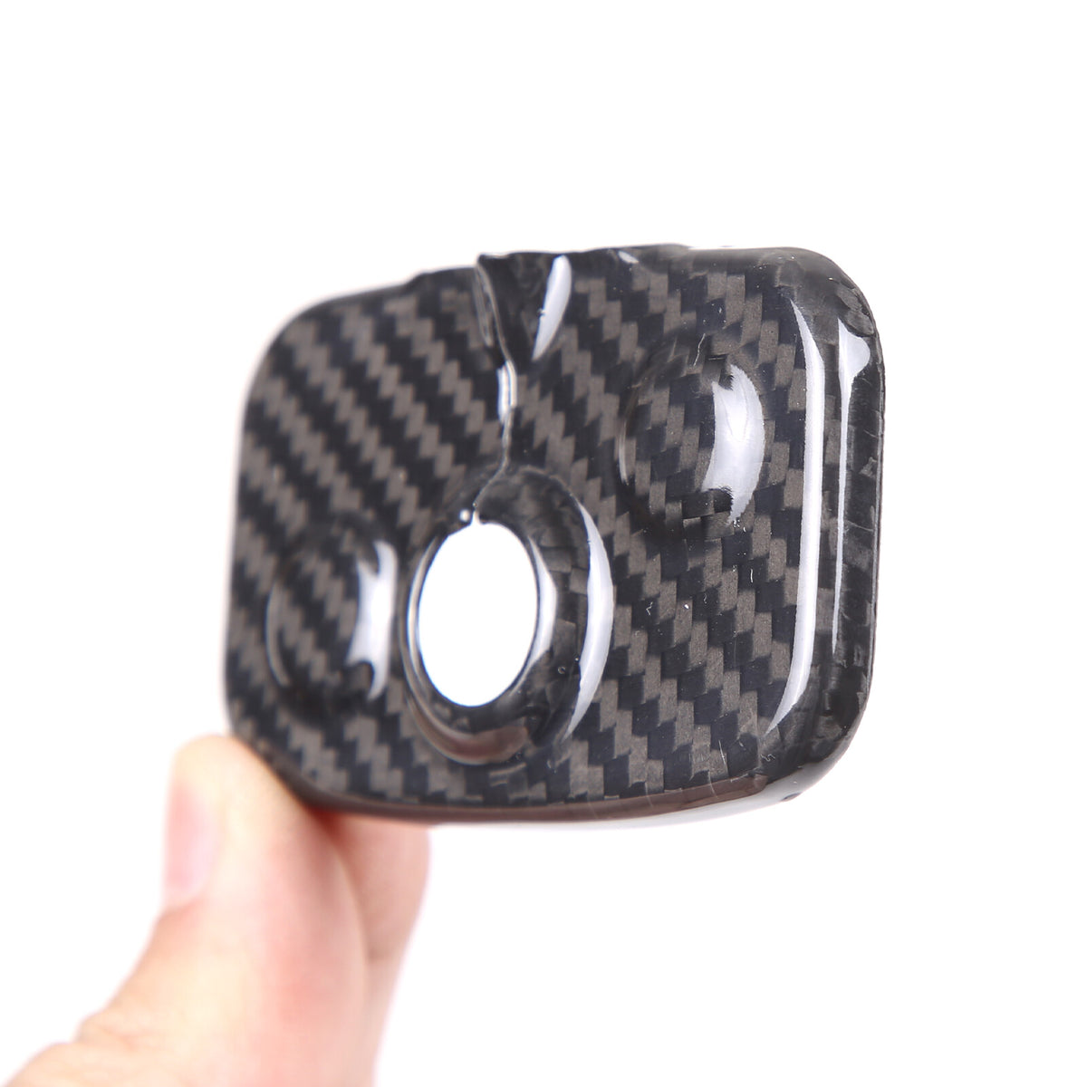 Real Dry Carbon Fiber Center Console Interior Trim Cover For Tesla Model S 23+ 73