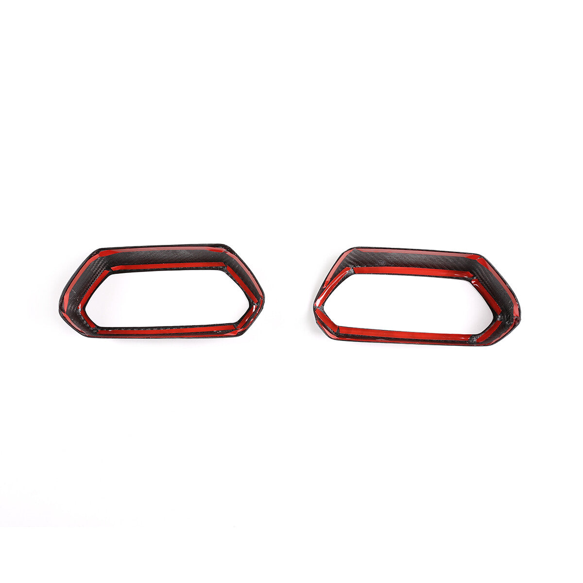 2pcs real carbon fiber side air outlet frame trim For Lamborghini URUS 18-23 3