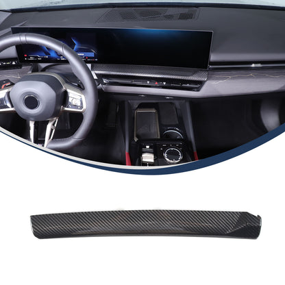 Real Carbon Fiber Navigation Screen Lower trim For BMW 5 Series G60 i5 2024+ 20