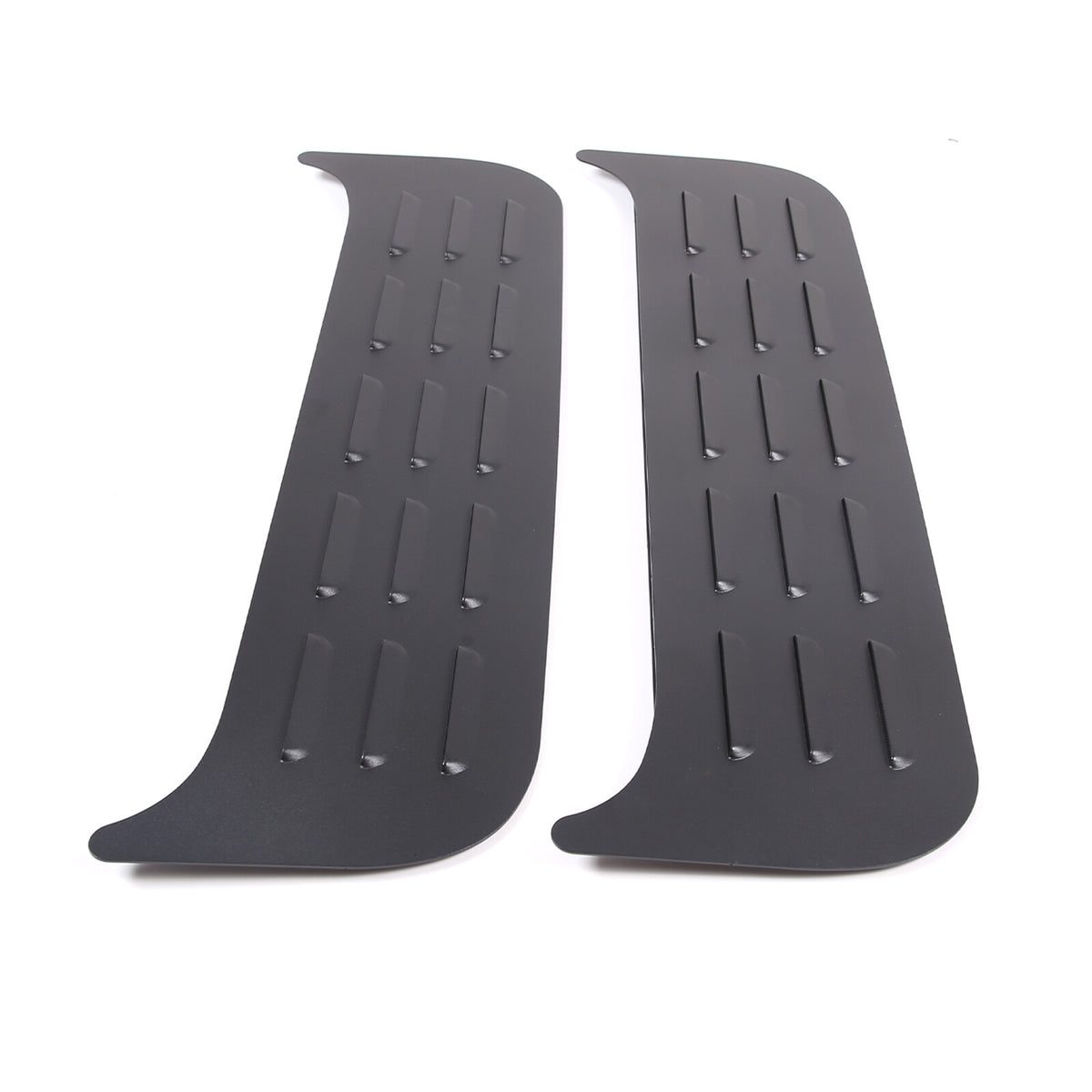 Black Aluminium Alloy Rear Door Window Air Vents Screens For Benz G-class 19-23 3