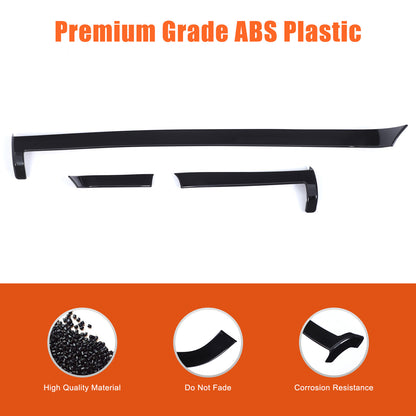 Glossy Black Center Console Air Vent Trim Strip For Hyundai Santa Cruz 2022+ US 20