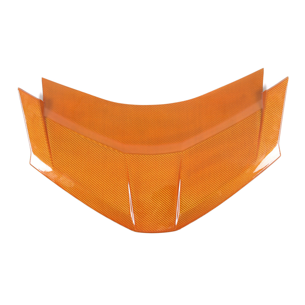 Yellow Carbon Fiber Rear Window Lower Trim Cover For 2020-2026 C8 corvette Coupe 7
