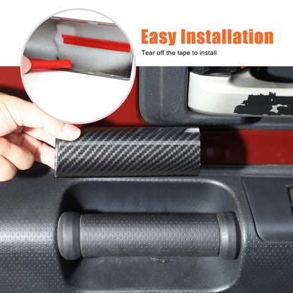 Carbon Fiber ABS Inner Door Handle Cover Trim For Toyota FJ Cruiser 2007-2021 14