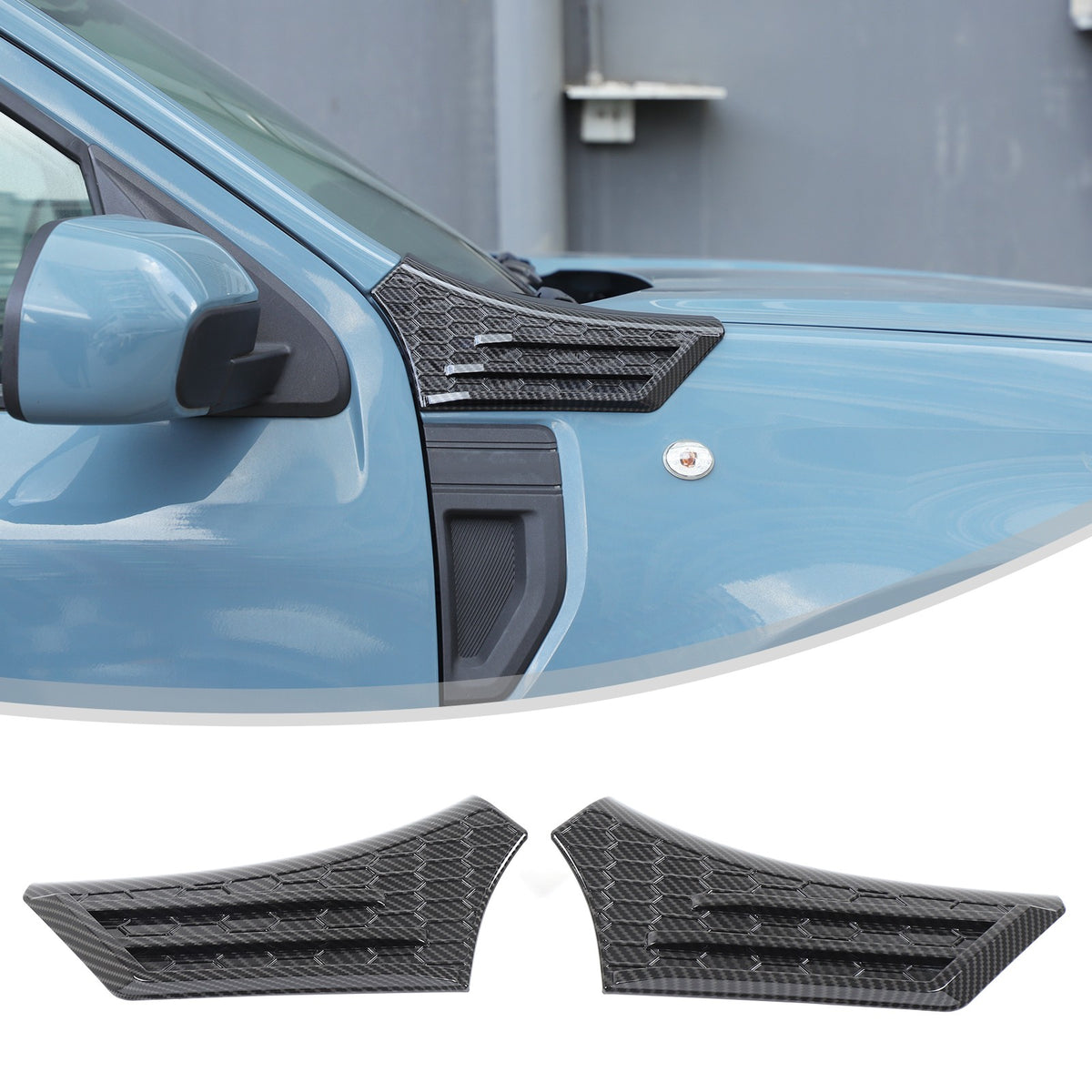Carbon Fiber ABS Side Fender Upper Trim For Ford Maverick 2022+ US 5