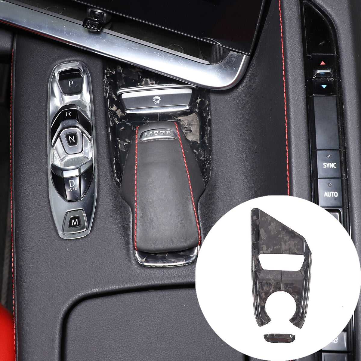 Forged Console Transmission Control Gear Selector For C8 Corvette Z06 Z51 20-25 14