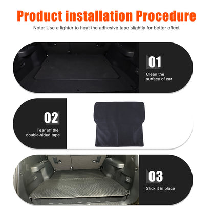 Cargo Trunk Tray Liner Rear Trunk Floor Mat For Toyota Land Cruiser LC250 24+ 14