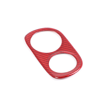 Red Real Carbon Fiber Center Interior Set Cover Trim Kit For Ferrari 458 2011-16 33