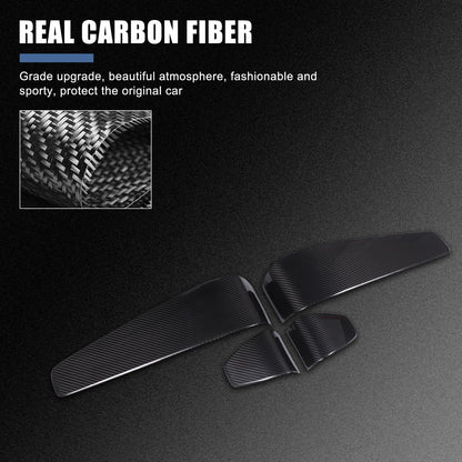 Real Carbon Fiber Seat Back Cover Trim For Porsche Panamera 972 2024+ 7