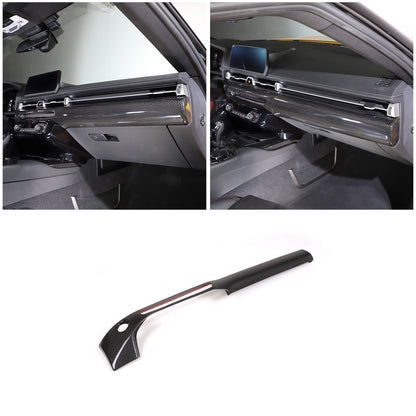 Real Carbon Fiber Center Dashboard Panel Trim For Toyota Supra A90 19-24 US 19