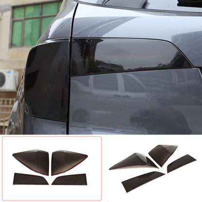 Smoked Black Rear Tail Light Guard Decor Cover Trim Bezel For Honda Pilot 15-22 20