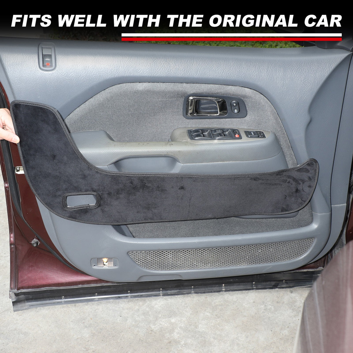 Door Side Anti-Kick Anti-Dirty Guard Cover Trim For Honda Pilot 2003-2008 US 12