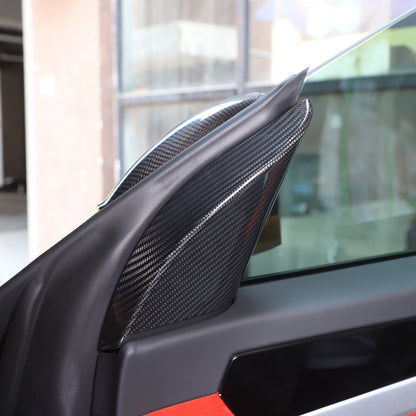 Real Carbon Fiber Inner Door Triangle A Pillar Trim For Lamborghini URUS 2018-23 9
